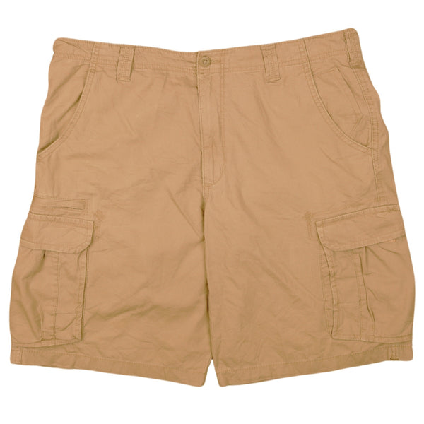 Lee Vintage 90's Men's Cargo Shorts Size 36 Beige Cream Color