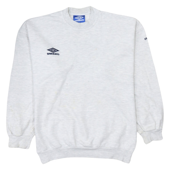 Umbro 90's Lightweight Crew Neck Sweatshirt Medium Grey