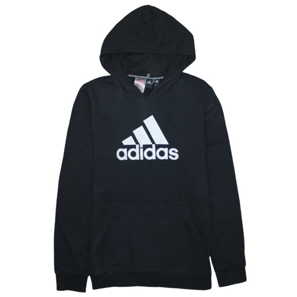 Adidas 90's Spellout Pullover Hoodie XLarge Black