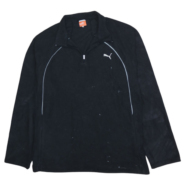 Puma 90's Hiking Warm Full Zip Up Fleece Jumper XLarge Black