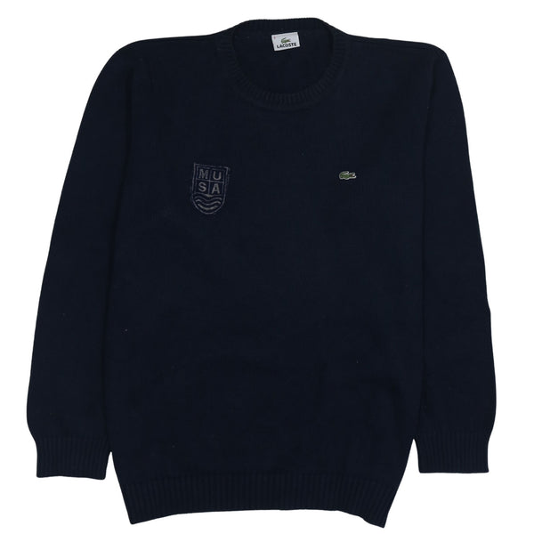 Lacoste 90's Lightweight Crew Neck Sweatshirt Large  Navy Blue