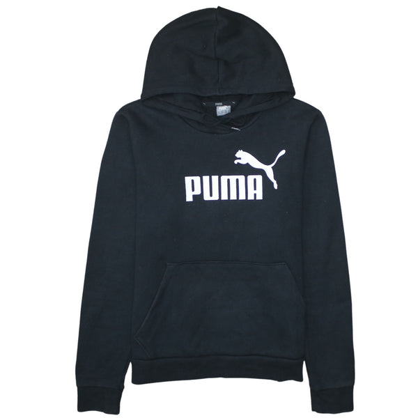 Puma 90's Spellout Pullover Hoodie Medium Black