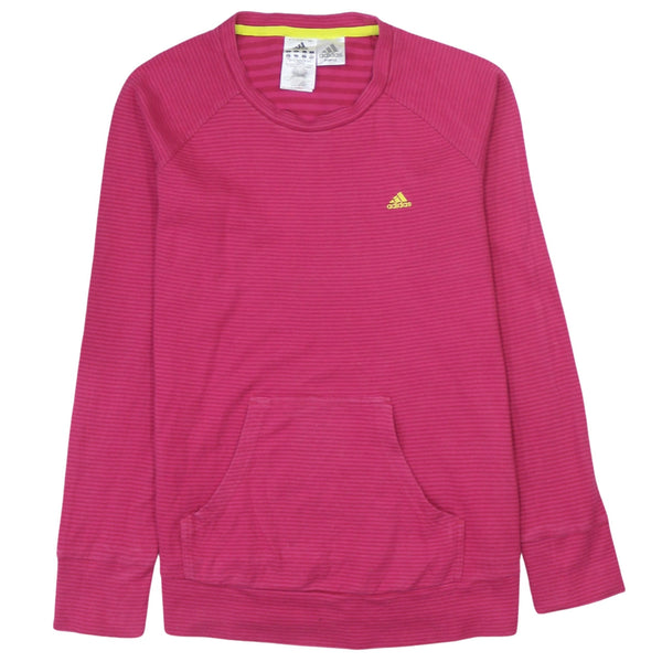 Adidas Vintage 90's Pink Light Crew Neck Sweatshirt Women's Small