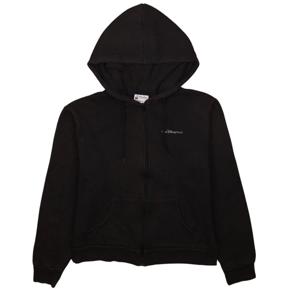 Disney 90's Walt Disney World Full Zip Up Hoodie XLarge Black