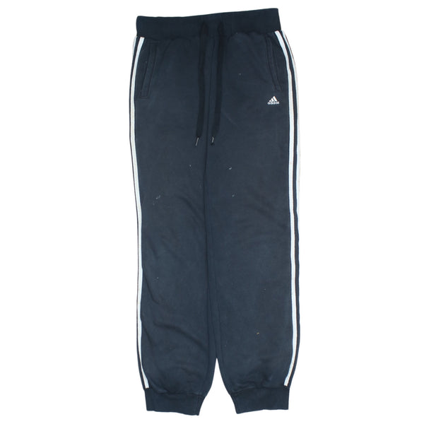 Adidas Vintage 90's Black 3 Stripes Joggers Sweatpants Women's S