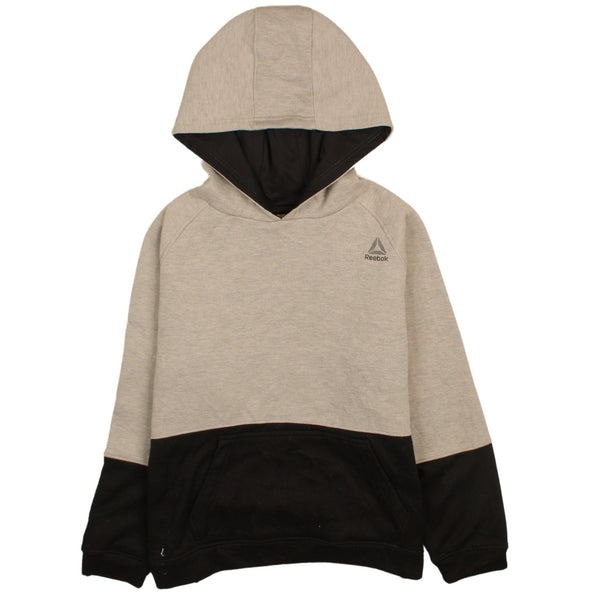Reebok 90's Grey Sportswear Pullover Hoodie XLarge Vintage Style
