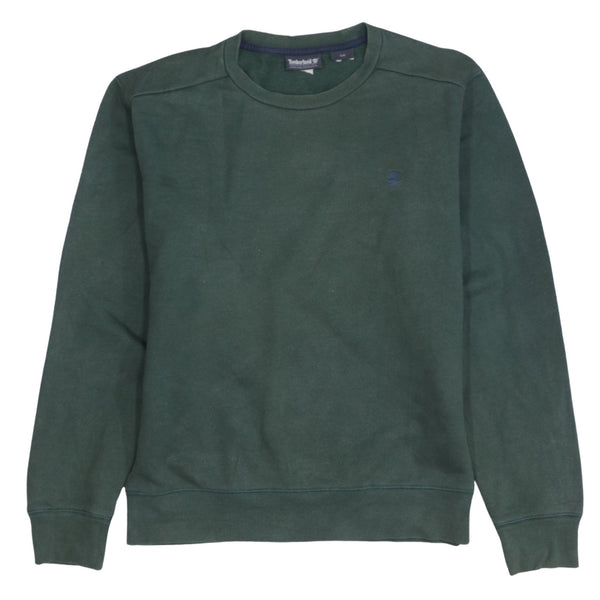 Timberland 90's Lightweight Crew Neck Sweatshirt Small Green