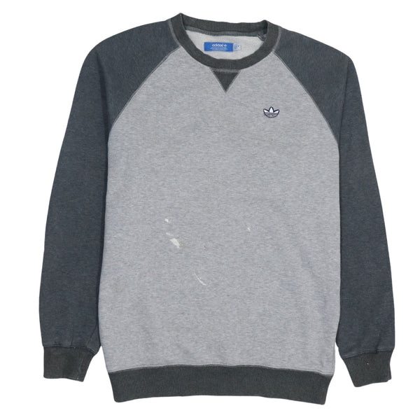 Adidas 90's Lightweight Grey Crew Neck Sweatshirt Men's Medium