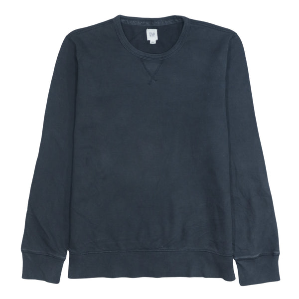 Gap 90's Black Crew Neck Sweatshirt Men's Large Cotton