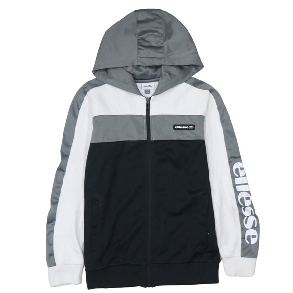 Ellesse 90's Sportswear Full Zip Up Hoodie XSmall  Black