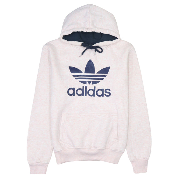Adidas 90's Pink Spellout Pullover Hoodie - Women's Large