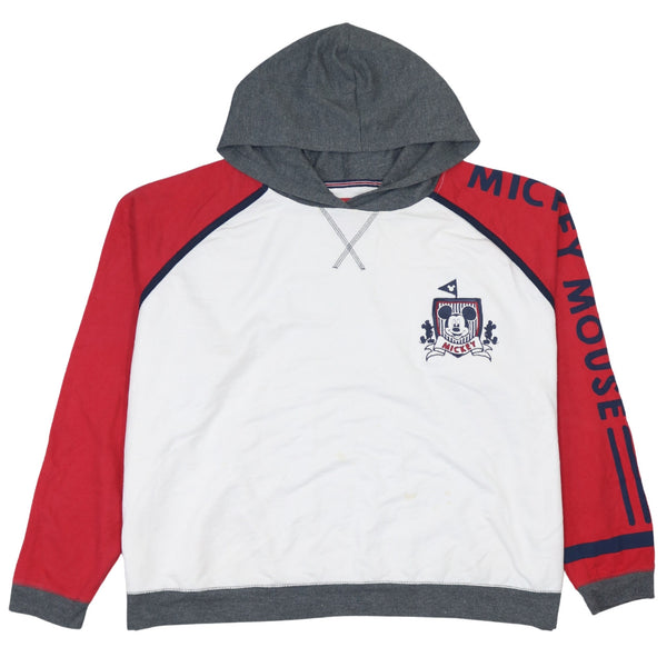 Vintage 90's Disney Mickey Mouse Pullover Hoodie XL Grey
