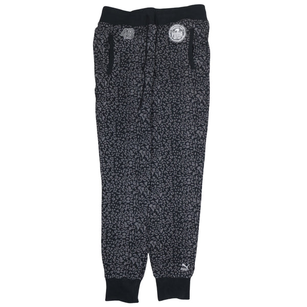 Puma 90's Rib Cuff Casual Joggers / Sweatpants Large Black