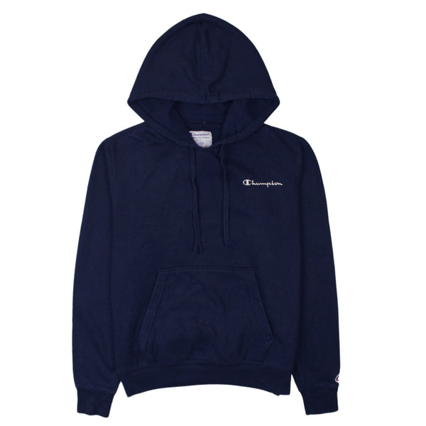 Champion 90's Navy Blue Men's Small Pullover Hoodie with Pockets
