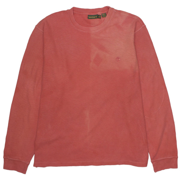 Timberland Vintage 90's Red Crew Neck Cotton Sweatshirt XXLarge