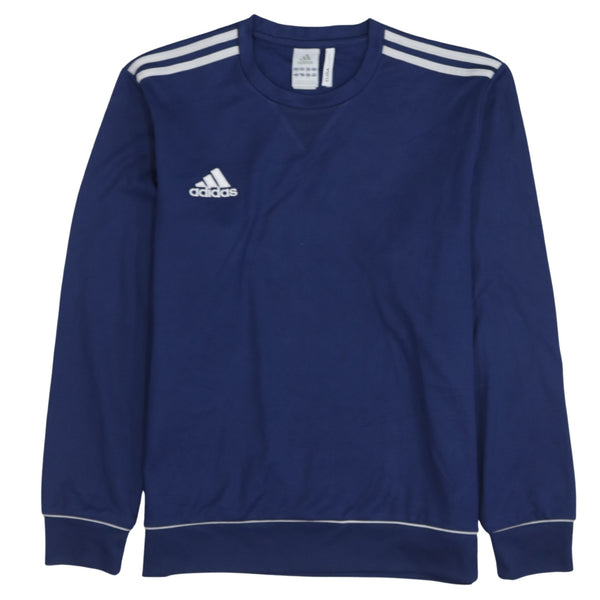 Adidas 90's Crew Neck Lightweight Sweatshirt Medium  Navy Blue