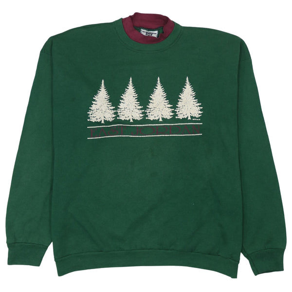 Lee 90's Green East Jordan Crew Neck Sweatshirt XXLarge