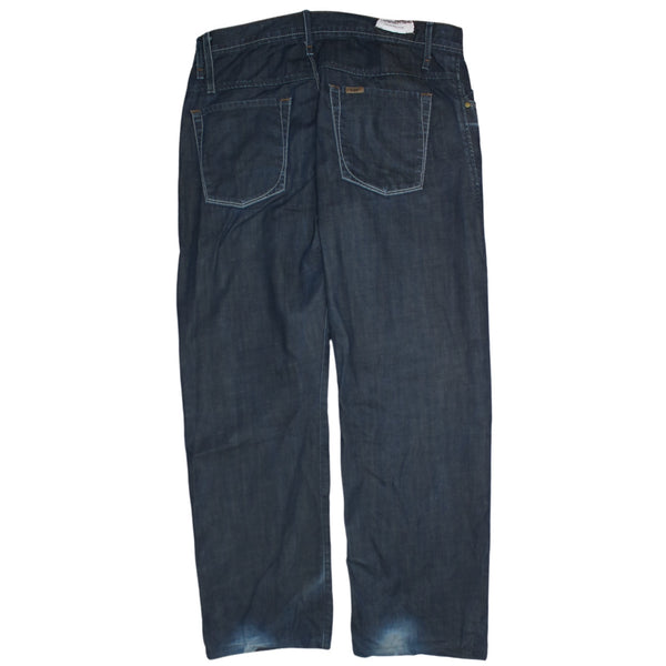 Lee 90's Lightwash Straight Leg Baggy Trousers / Pants 36 Black