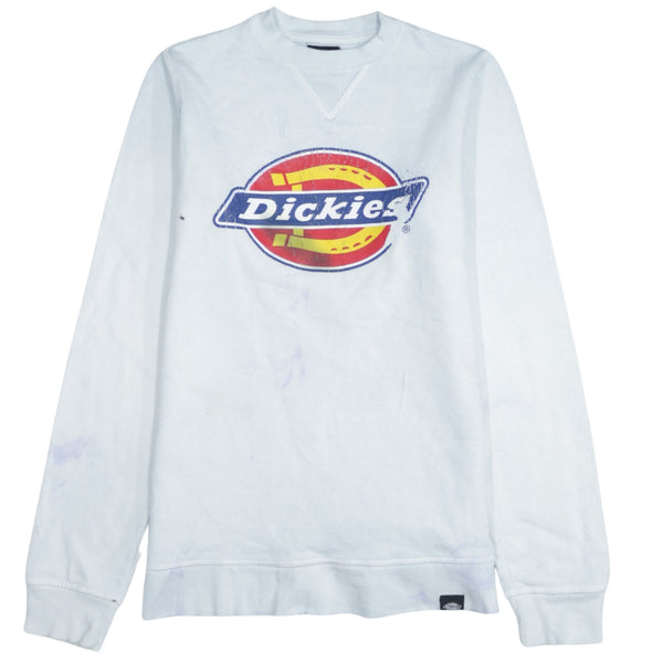 Dickies 90's Spellout Crew Neck Sweatshirt XSmall White