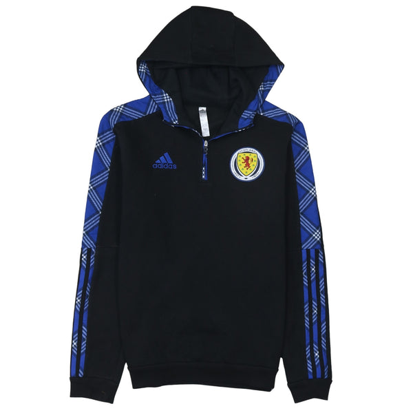 Adidas 90's Lightweight Quarter Zip Hoodie XSmall Black