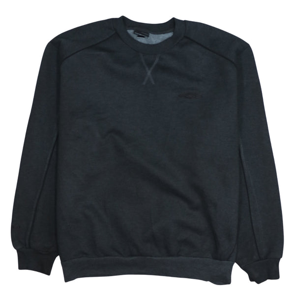 Vintage Umbro 90's Black Lightweight Crew Neck Sweatshirt Men's XLarge