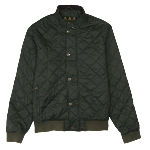 Barbour 90's Lightweight Button Up Windbreaker Large Green