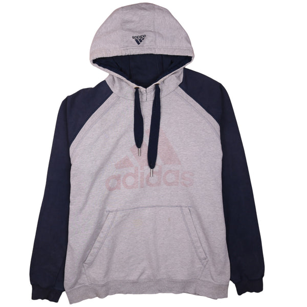 Adidas 90's Pullover Spellout Hoodie XXLarge (2XL) Grey