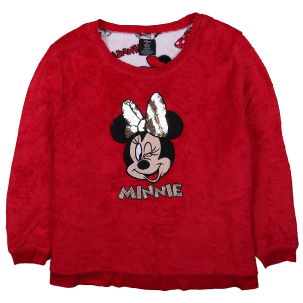 Disney Vintage 90's Minnie Mouse Red Fleece Jumper XXLarge (2XL)