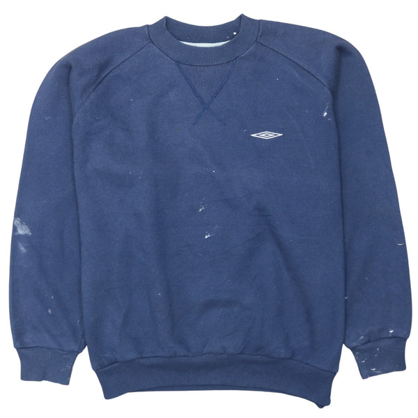 Umbro 90's Retro Navy Blue Crew Neck Sweatshirt XL Lightweight Cotton