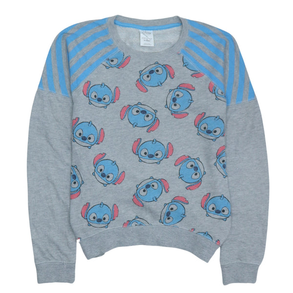 Disney 90s Vintage Heather Grey Crew Neck Sweatshirt Men XSmall