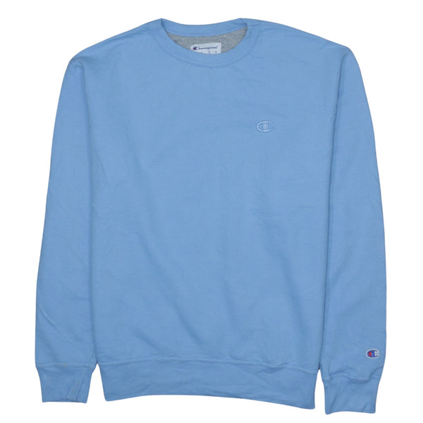Champion 90's Vintage Heavyweight Blue Crew Neck Sweatshirt Medium