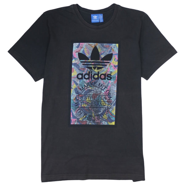 Adidas 90's Spellout Short Sleeves T Shirt XLarge Black