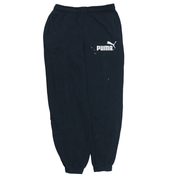 Vintage 90's Puma XLarge Black Joggers Sweatpants Tracksuit