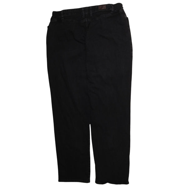 Lee Men's 90’s Vintage Black Baggy Straight Leg Trousers Pants 40
