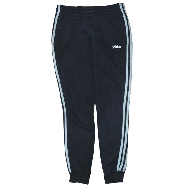 Adidas Vintage 90's Women's Small Black Joggers Sweatpants Drawstring