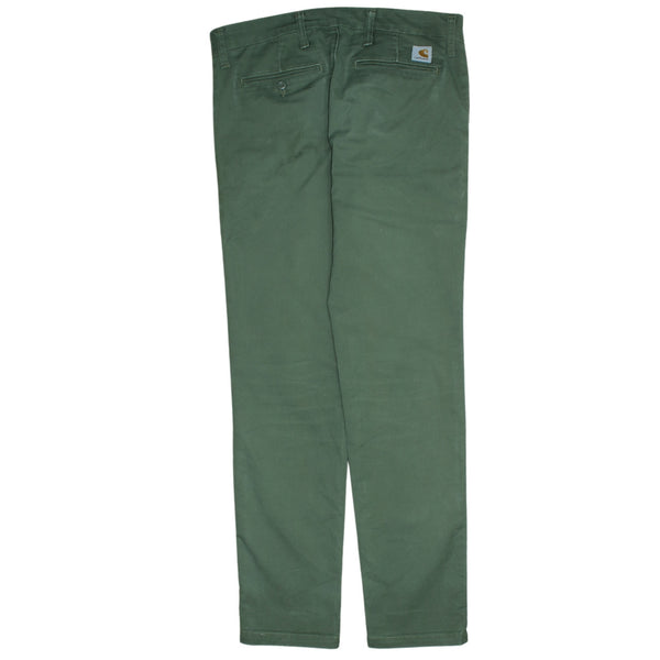 Carhartt 90's Green Drawstring Casual Trousers/Pants Men's 31