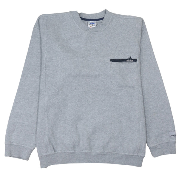 Adidas   Sweatshirt Large Grey