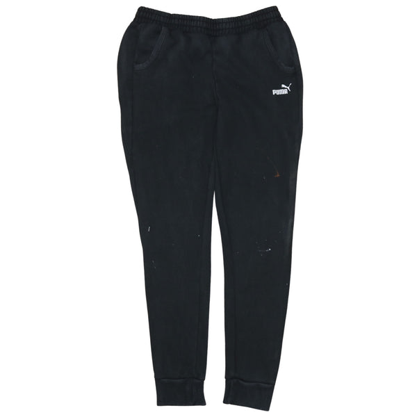 Puma 90's Womens Black Joggers Sweatpants, Medium, Elastic Waistband