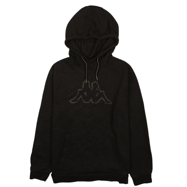 Kappa 90's Spellout Hoodie XLarge Black