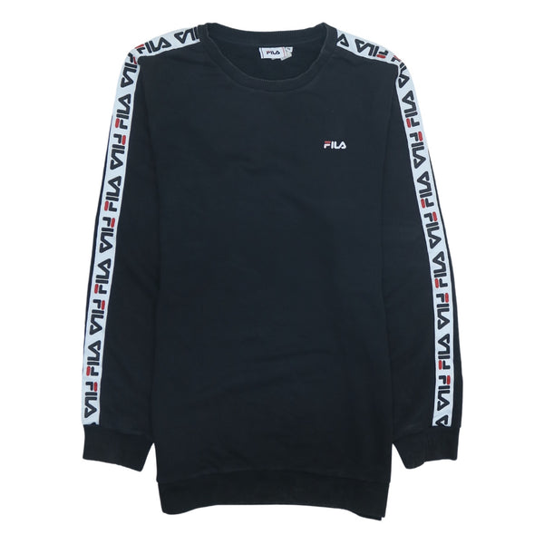 Fila 90's Heavyweight Crew Neck Sweatshirt Medium Black