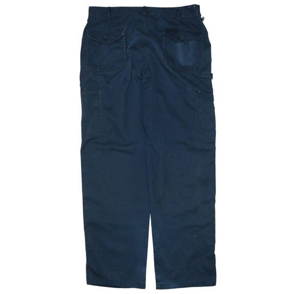 Dickies 90s Vintage Navy Blue Lightwash Baggy Trousers Men's 36