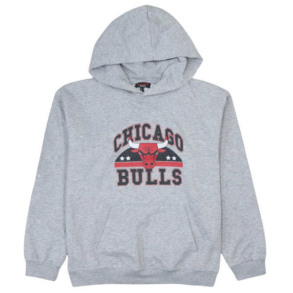 Retro 90's Chicago Bulls Grey Pullover Hoodie - Men's Small
