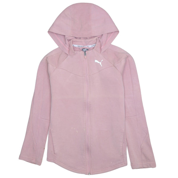 Puma 90's Retro Sportswear Full Zip Hoodie Women's XLarge Pink