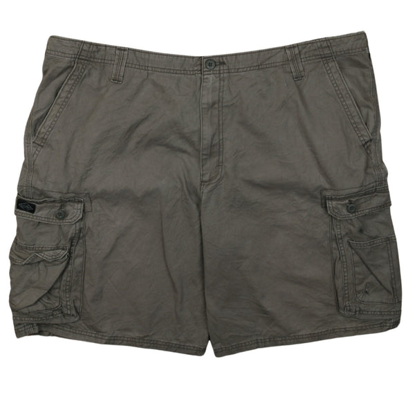 Lee Men's Vintage Grey Cargo Pockets Shorts - Size 46 True Fit