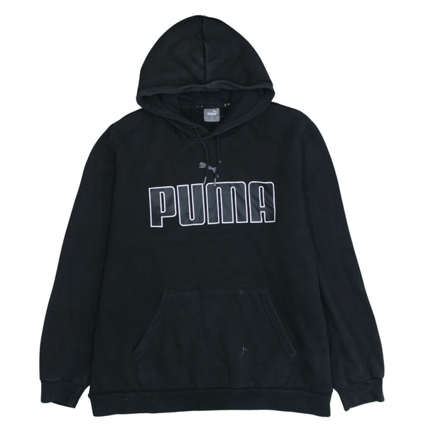 Puma 90's Spellout Pullover Hoodie XXLarge (2XL) Black