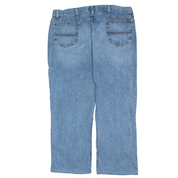 Wrangler 90's Vintage Lightwash Baggy Straight Leg Jeans Pants 42 Blue