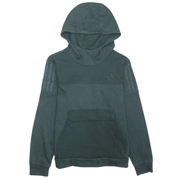 Adidas Vintage 90's Lightweight Pullover Green Hoodie Women Medium