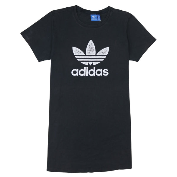 Adidas 90's Spellout Short Sleeves T Shirt Large  Black