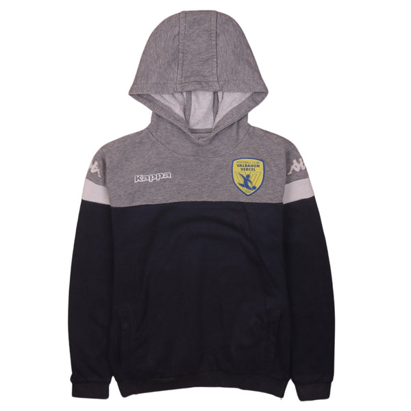 Kappa Vintage 90's Grey Sportswear Hoodie Large, Pullover Style