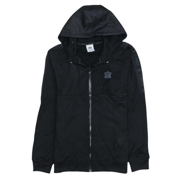 Adidas 90's Lightweight Full Zip Up Hoodie Small  Black